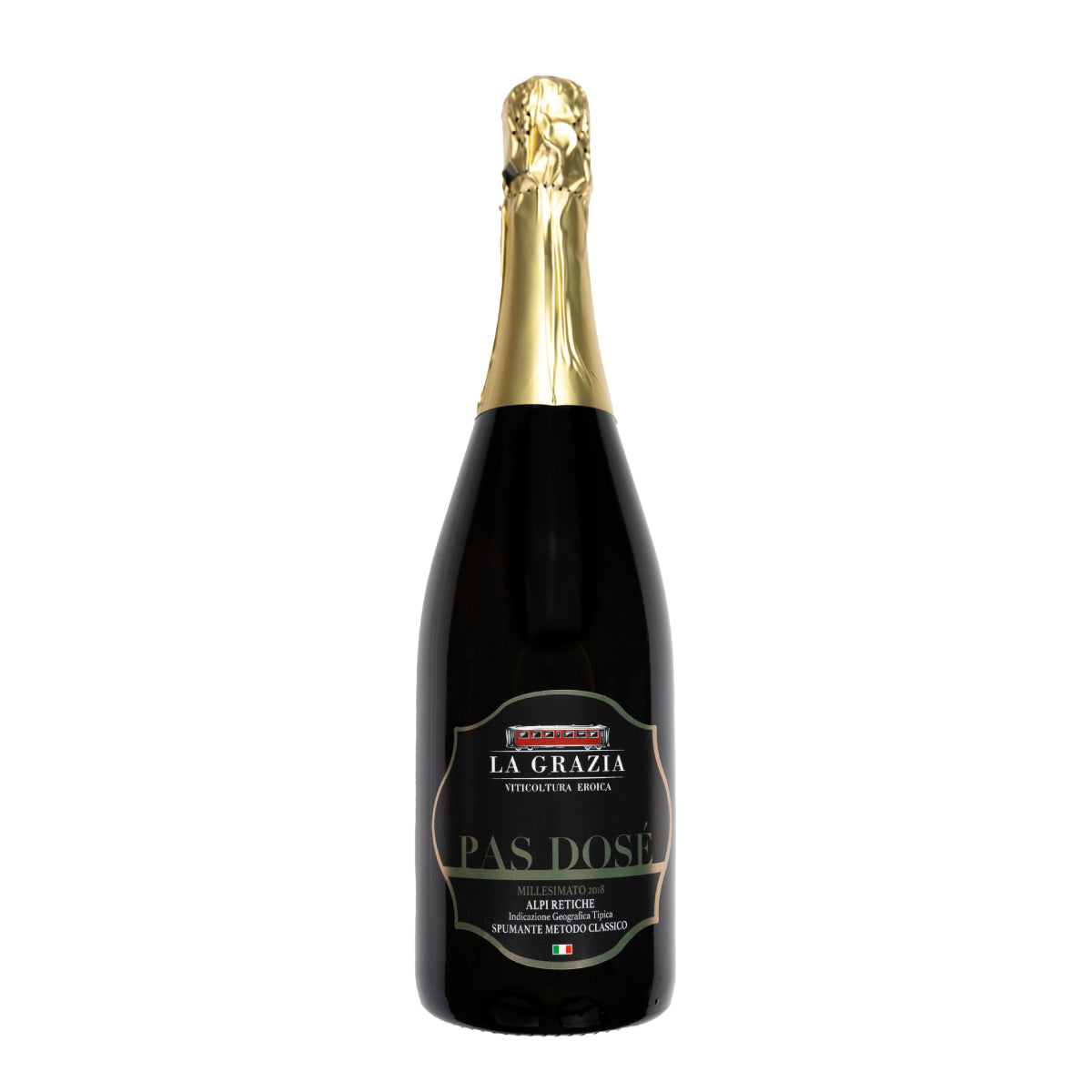 Sparkling wine IGT Pas Dose Alpi Retiche