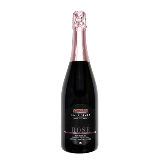 Sparkling wine IGT Rose Brut Rhaetian Alps